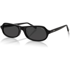 image:imageSOJOS Acetate Polarized Square Sunglasses for Women Retro Narrow Cat Eye SunniesDUSKBlackGrey