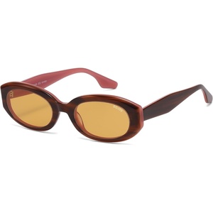 image:imageSOJOS Acetate Polarized Sunglasses for Women Oval CatEye Retro Vintage Sun Glasses SloaneBraunYellow