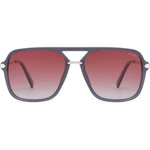 image:imageSOJOS Aviator Sunglasses for Women amp Men Square Designer Polarized Double Bridge Pilot90s Retro Shades SJ2229Grey FrameRed Lens
