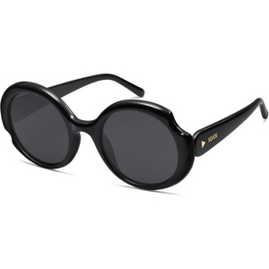 image:imageSOJOS Big Round Polarized Sunglasses Womens Mens Large Retro Vintage Trendy Shades SJ2362BlackGrey