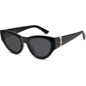 image:imageSOJOS Cat Eye Sunglasses for Women amp Men 90s Retro Aesthetic Trendy Cateye Designer Sunnies SJ2332BlackGrey
