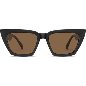image:imageSOJOS CatEye Sunglasses Recycled Fishing Net Frame EcoFriendly UV400 Polarized LensesAtlantic OceanBrown