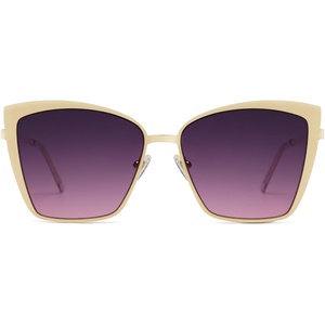 image:imageSOJOS Cateye Sunglasses for Women Fashion Mirrored Lens Metal Frame SJ1086Multicolor