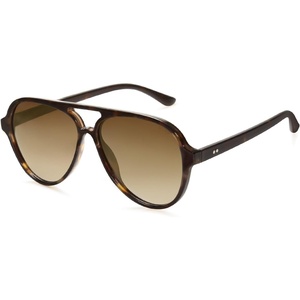 image:imageSOJOS Classic Polarized Aviator Sunglasses for Women Men Retro Trendy Aviators Shades SJ2201Dark TortoiseBrown