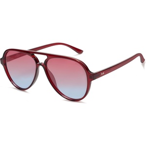 image:imageSOJOS Classic Polarized Aviator Sunglasses for Women Men Retro Trendy Aviators Shades SJ2201Red BurgundyRed Gradient Blue