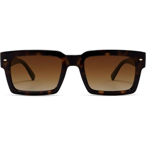 image:imageSOJOS Classic Retro Square Polarized Sunglasses Womens Mens 80s 90s Trendy Rectangle Shades SJ2393Brown TortoiseGradient Brown