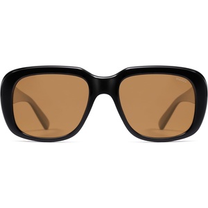image:imageSOJOS Classic Thick Rectangle Polarized Sunglasses for Women Men Trendy 90s Square Frame Shades SJ2635BlackBrown