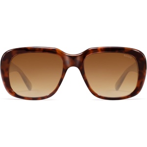 image:imageSOJOS Classic Thick Rectangle Polarized Sunglasses for Women Men Trendy 90s Square Frame Shades SJ2635Brown Tortoise FrameBrown Lens