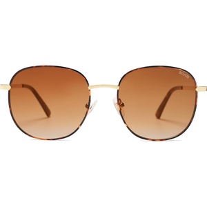 image:imageSOJOS Classic Trendy Square Sunglasses for Women Men Cute Big Frame Gold Shades SJ1137Brown TortoiseGradient Brown
