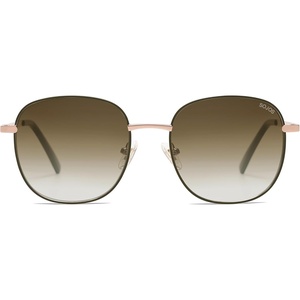 image:imageSOJOS Classic Trendy Square Sunglasses for Women Men Cute Big Frame Gold Shades SJ1137Dark GreenGradient Brown