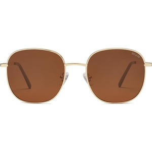 image:imageSOJOS Classic Trendy Square Sunglasses for Women Men Cute Big Frame Gold Shades SJ1137GoldBrown