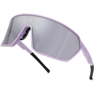image:imageSOJOS Cycling Sport Glasses for Women Man UV400 Protection Wrap Around Lightweight TR90 Frame Sunglasses SJ2353PurpleSilver