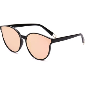 image:imageSOJOS Fashion Round Sunglasses for Women Men Oversized Vintage Shades SJ2057BlackPink