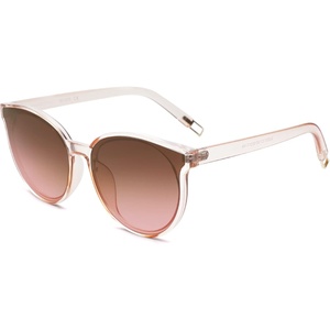 image:imageSOJOS Fashion Round Sunglasses for Women Men Oversized Vintage Shades SJ2057ClearBrown