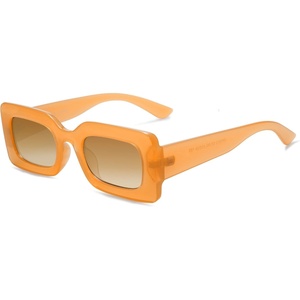 image:imageSOJOS Kids Rectangle Nude Blue Sunglasses for Girls Toddler Baby Age 12 UV400 Protection Trendy Chunky Glasses SK5612AOrange