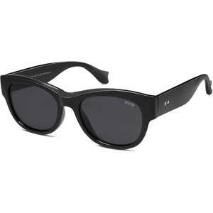 image:imageSOJOS Ocean Collection Classic Polarized Square Sunglasses for Women Men Recycled Plastic Frame EcoFriendly UV400 BloomBlackGrey