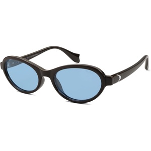 image:imageSOJOS Ocean Collection Polarized Retro Oval Sunglasses Womens Recycled Plastic Frame EcoFriendly UV400 EchoBrownBlue
