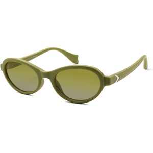 image:imageSOJOS Ocean Collection Polarized Retro Oval Sunglasses Womens Recycled Plastic Frame EcoFriendly UV400 EchoGreenYellow