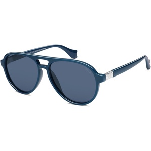 image:imageSOJOS Ocean Collection Polarized Retro Oversized Aviator Sunglasses Women Men Recycled Plastic EcoFriendly ConstellationDark BlueGrayblue