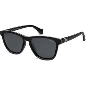 image:imageSOJOS Ocean Collection Retro Polarized Large Rectangular Sunglasses Women Men Recycled Plastic Ecofriendly Shades BaleenBlackGrey