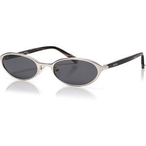 image:imageSOJOS Oval Polarized Sunglasses Women Metal Frame Pearl Temple Acetate Legs UV400 Retro Vintage Sunnies SJ3138 LUSTREBlackGrey