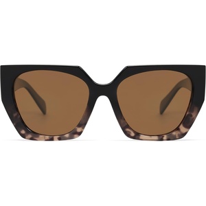 image:imageSOJOS Oversized Polarized Sunglasses for Women Big Designer Womens Trendy Square Shades SJ2205Black Gradient TortoiseBrown