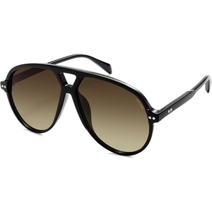 image:imageSOJOS Oversized Retro Aviator Sunglasses for Women Men Tangle Free Classic Vintage 70s Shades SJ2665BlackGrey