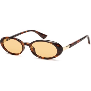 image:imageSOJOS Polarized Oval Sunglasses for Women Chic 90s Vintage UV400 Lightweight Retro Frame Sunnies SJ2676BrownLight Brown
