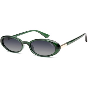 image:imageSOJOS Polarized Oval Sunglasses for Women Chic 90s Vintage UV400 Lightweight Retro Frame Sunnies SJ2676GreenGradient Grey