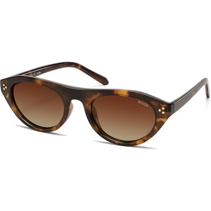 image:imageSOJOS Polarized Retro Oval Cat Eye Sunglasses for Women 90s Small Y2K Vintage TR90 Sun Glasses SJ2727Brown TortoiseGradient Brown