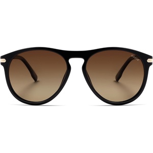 image:imageSOJOS Polarized Round Sunglasses for Men Women TR90 Frame UV Protection Mens Womens Sun Glasses SJ2669BlackBrown Grading