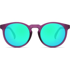 image:imageSOJOS Polarized Round Sunglasses for Women Men TR90 Small Vintage Y2K UV400 Protection SJ2710PurpleGreen