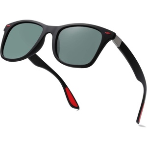 image:imageSOJOS Polarized Sports TR90 Sunglasses for Running Cycling Fishing Golf Driving SJ2101C2 Black FrameTurquoise Lens