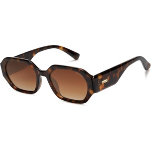 image:imageSOJOS Polarized Sunglasses For Women Retro Rectangle Womens Sun Glasses Trendy Narrow Square 90s Shades SJ2232Tortoise