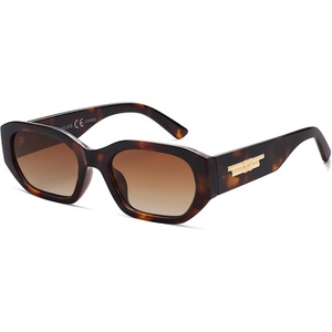 image:imageSOJOS Polarized Sunglasses Womens Mens Retro Rectangle Sun Glasses Trendy Hexagonal Frame 80s 90s Shades SJ2324Demi