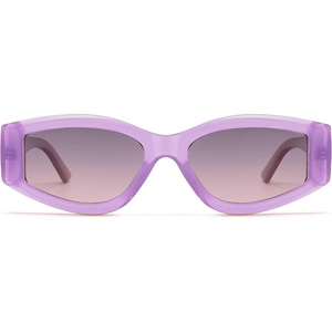 image:imageSOJOS Polarized Sunglasses Womens Mens Trendy Pentagonal Cateye Sun Glasses 80s 90s Shades SJ2329Purple