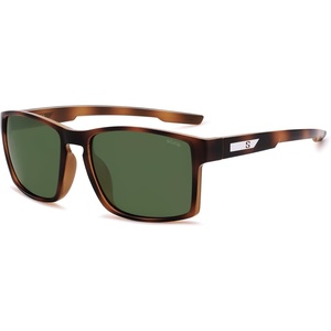 image:imageSOJOS Polarized Sunglasses for Driving Outdoor Sports  Square UV Protection Shades Men WomenTortoiseGreen