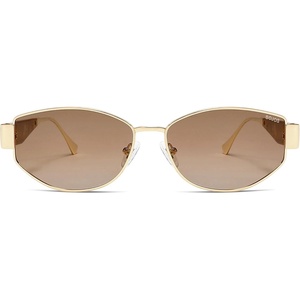 image:imageSOJOS Polarized Sunglasses for WomenTrendy Hexagonal Sun Glasses Retro Shades UV400 SJ1257GoldGradient Brown
