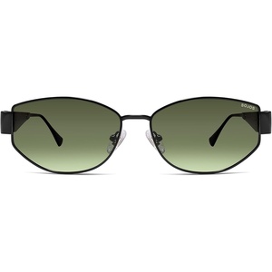 image:imageSOJOS Polarized Sunglasses for WomenTrendy Hexagonal Sun Glasses Retro Shades UV400 SJ1257Matte BlackGreen