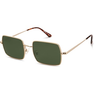 image:imageSOJOS Polarized Sunglasses for Womens MensRectangle Polygon Retro Vintage Shades Classic Vintage Shades SJ1168Green