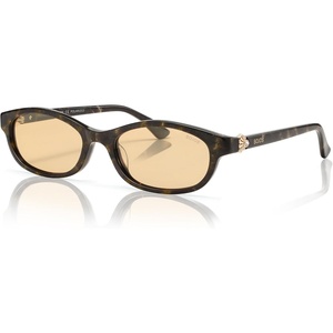 image:imageSOJOS Rectangular Polarized Sunglasses for Women Acetate Frame Coral Temple Detail Trendy Retro 90s Sunnies SJ3140 TIDEBrownBrown