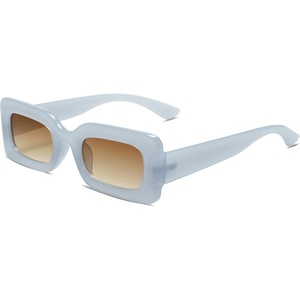 image:imageSOJOS Retro 90s Nude Rectangle Sunglasses Womens Mens Trendy Chunky GlassesBlue