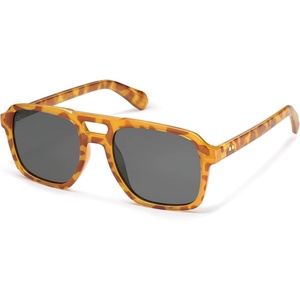image:imageSOJOS Retro Aviator Polarized Sunglasses For Women Men Womens Oversized Thick Square Vintage 70s Sun Glasses SJ2330Yellow Tortoise Grey