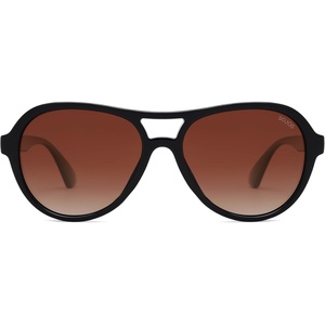 image:imageSOJOS Retro Aviator Polarized Sunglasses for Women Men Vintage 70s Style UV Protection Womens Mens Sun Glasses SJ2646BlackDark Brown Grading