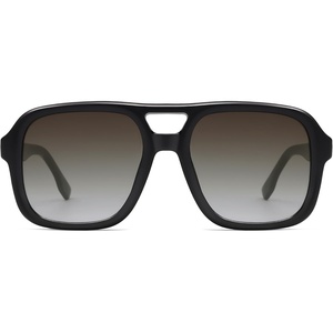 image:imageSOJOS Retro Aviator Sunglasses For Women Men Square Womens Square Sun Glasses SJ2355Black Grey Grading