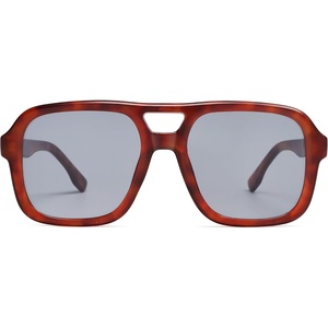 image:imageSOJOS Retro Aviator Sunglasses For Women Men Square Womens Square Sun Glasses SJ2355Brown Tortoise Grey