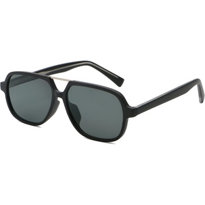 image:imageSOJOS Retro Aviator Sunglasses Womens Mens Vintage Double Bridge Sun Glasses 70s 80s 90s Shades SJ2399Black