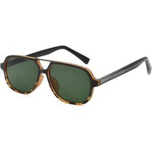 image:imageSOJOS Retro Aviator Sunglasses Womens Mens Vintage Double Bridge Sun Glasses 70s 80s 90s Shades SJ2399Tortoise