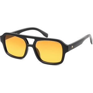 image:imageSOJOS Retro Aviator Sunglasses for Womens Mens Polarized Trendy Square Designer Inspired Shades 80s 90s Sun Glasses SJ2342Orange