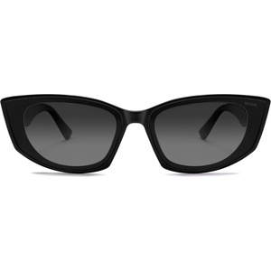 image:imageSOJOS Retro Cat Eye Polarized Sunglasses for Women Designer Inspired Sunnies UV400 Protection SJ2607BlackGrey